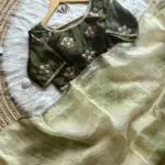 Premium Tissue Crush Saree