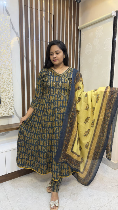 Ajrakh Design Cotton Sets